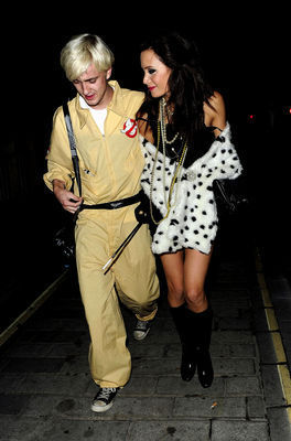 Candids > Leaving Halloween Party