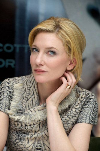  Cate @ Robin капот, худ Press Conference