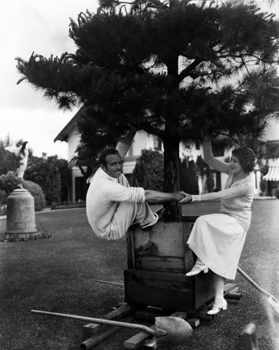  Douglas Fairbanks and Mary Pickford