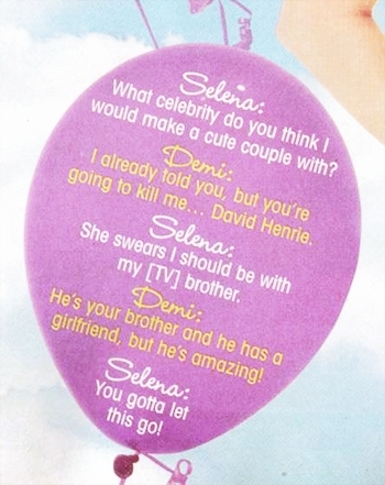  From Magazine, Demi's Agree With us, She 愛 Dalena!