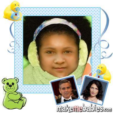 George Clooney/Cuddy baby