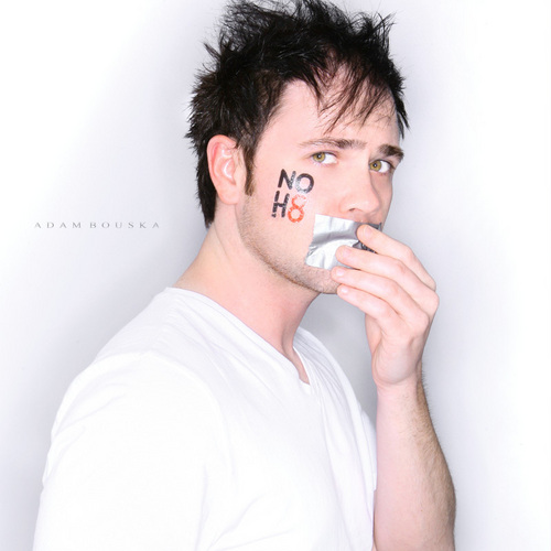 Jesse Poses for the NOH8 Campaign
