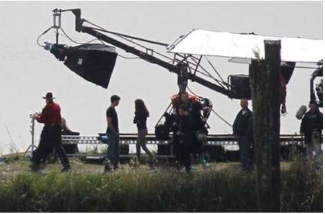 Kristen and Taylor re-shoot Eclipse scenes
