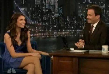  Nina Dobrev on The Late दिखाना with Jimmy Felton May 5