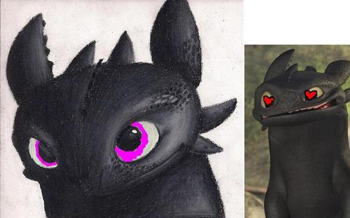 Precious and Toothless(read description to understand)