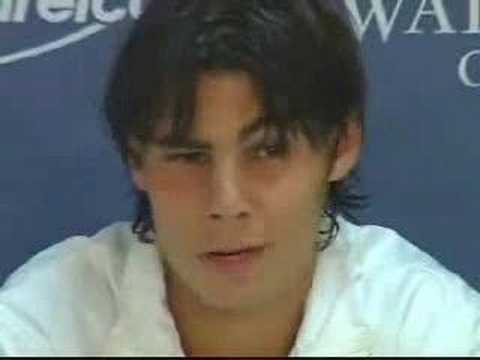  Rafa young, short hair and even with straight hair without lasting ripple hair !! ******
