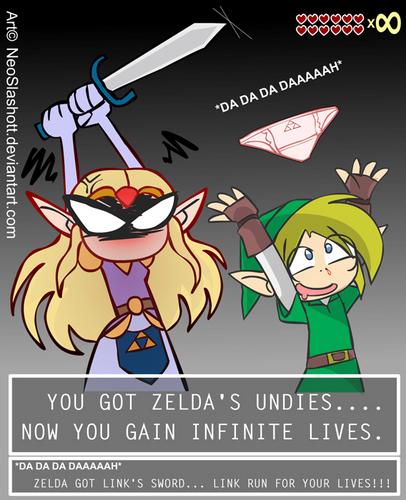  당신 got Zelda's 속옷, 속박