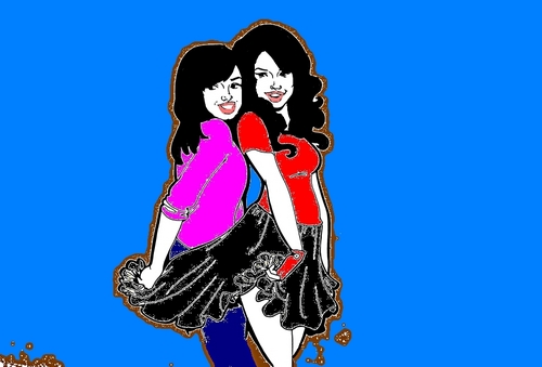  Фан art of demi and sel