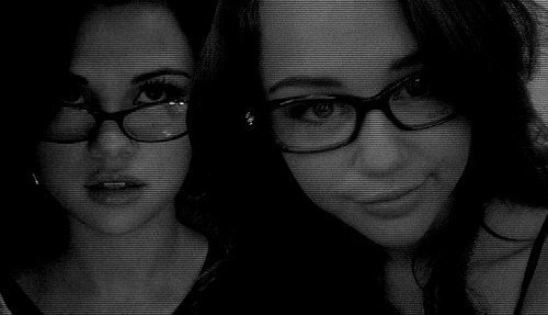  miley and sel glasses