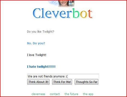  Twilight Conversation With Cleverbot