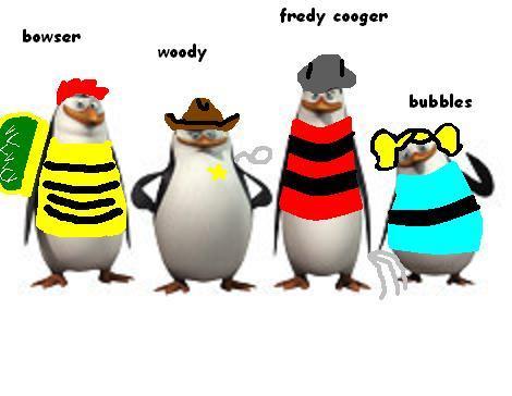  penguins of madagaacar in halloween! XD