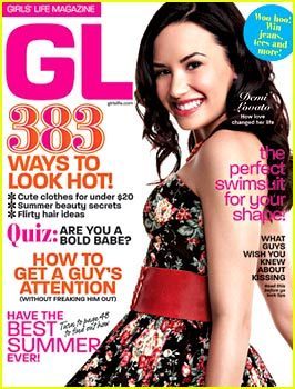  Demi Lovato Covers Girl’s Life June 2010