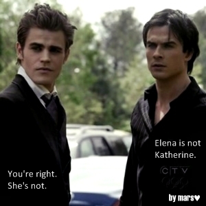 Elena is not Katherine