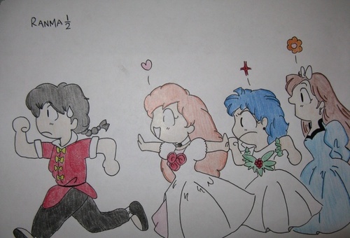  I can't help falling in l’amour with Ranma~!