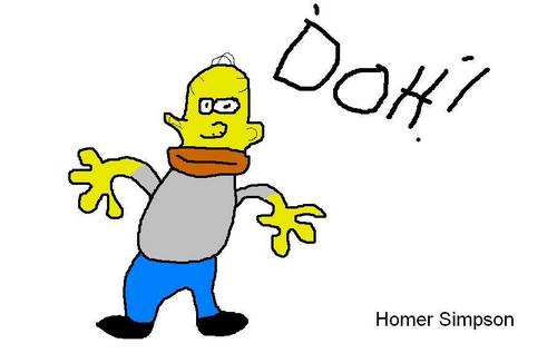  My Simpson fã art 1 homer