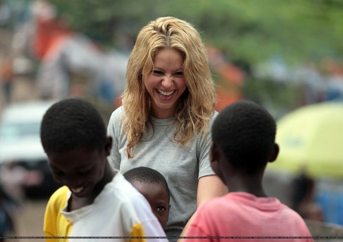  Шакира visits Port-Au-Prince, Haiti - April 11