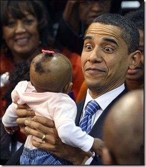 Barack Obama & Baby