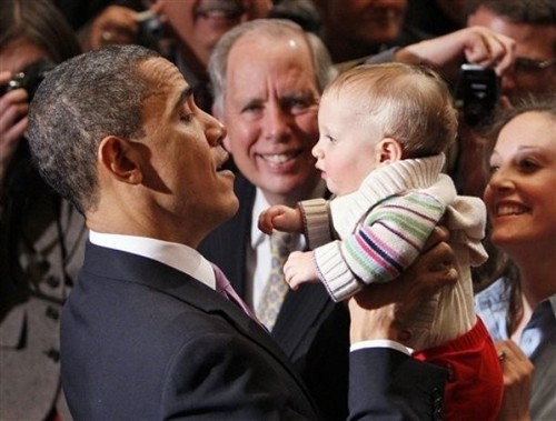  Barack Obama & Baby