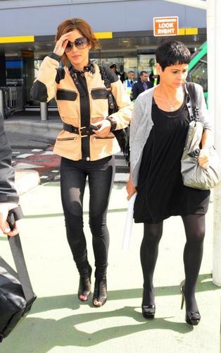  Cheryl Cole arriving at Heathrow Airport (April 3)