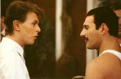 Freddie and David Bowie