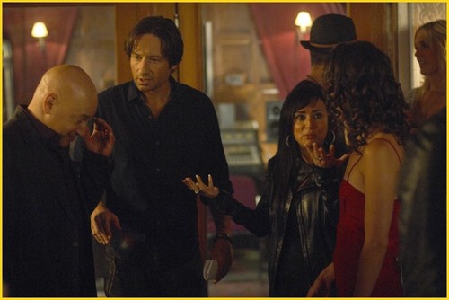 Hank Moody with Friends