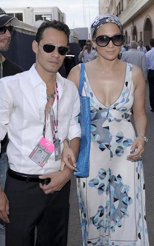  Jennifer Lopez and Marc Anthony: F1 Grand Prix Pair