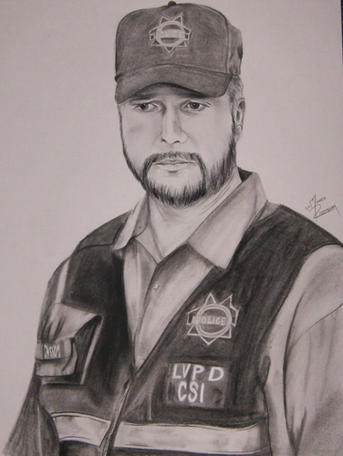 Pencil Drawing of Grissom