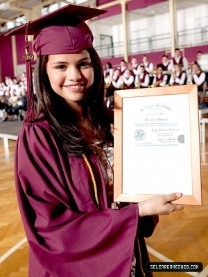  Selena Gomez Graduates High School "2010"