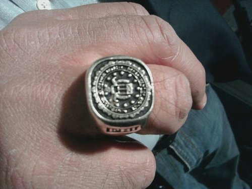  The ring he wears on Criminal Minds