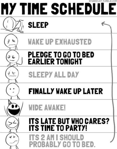  sleep schedule