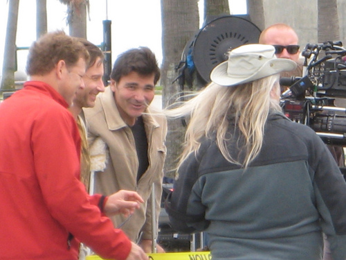  03/05/2010 - Filming Cali at Venice beach, pwani