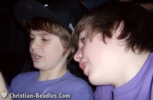  Christian Beadles & دوستوں at Justin Bieber's 16th Bday