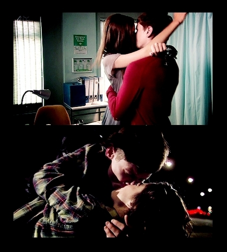 Effy's first and last kiss on Skins...