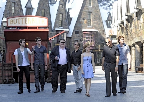  HP cast at The Wizarding World
