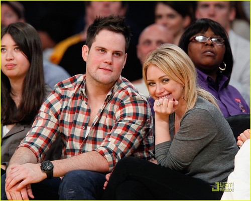 Hilary & Mike @ LA Lakers Game