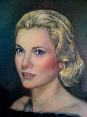  Painting of Grace Kelly