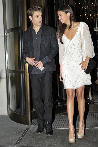  Paul and Nina leaving their hotel in NYC 19th May