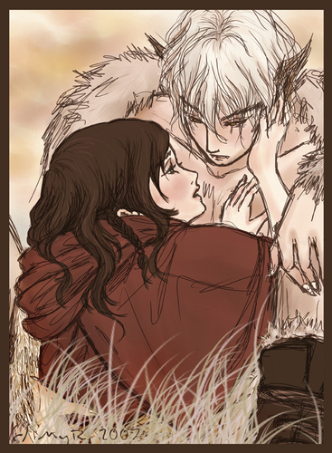 Red riding hood and the white wolf