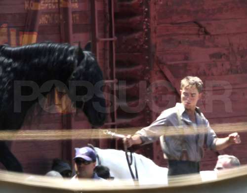  Rob on "Water for Elephants" Set