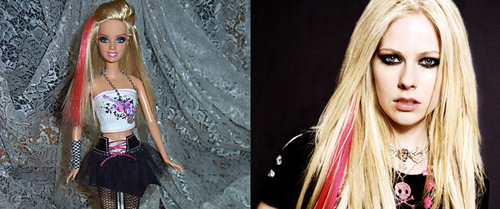  Avril like a búp bê barbie