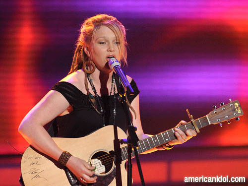  Crystal Bowersox chant "You Can't Always Get What toi Want"