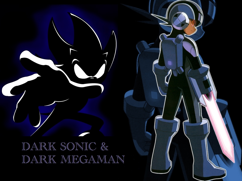 Dark MegaMan & Dark Sonic.