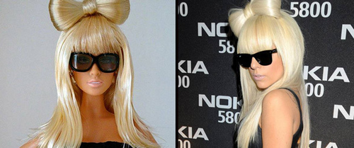  Gaga like a búp bê barbie