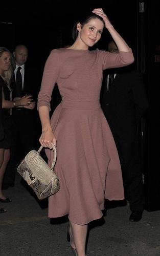  Gemma Arterton out at the Louis Vuitton party (May 25)