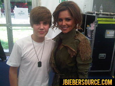  Justin Bieber and Cheryl Cole