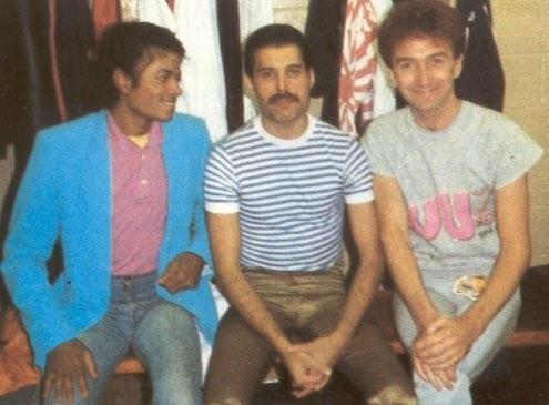  MJ and Freddie Mercury