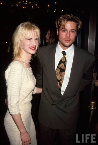  Actors Juliette Lewis and Brad Pitt in 1991