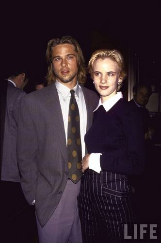  Brad Pitt and Juliette Lewis in 1992