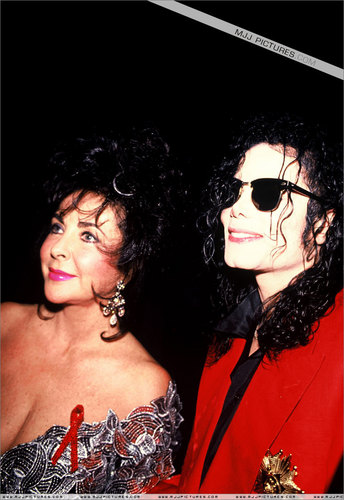 Mike with Liz Taylor!