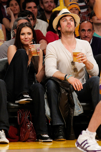 Nina & Ian @ LA Lakers Game